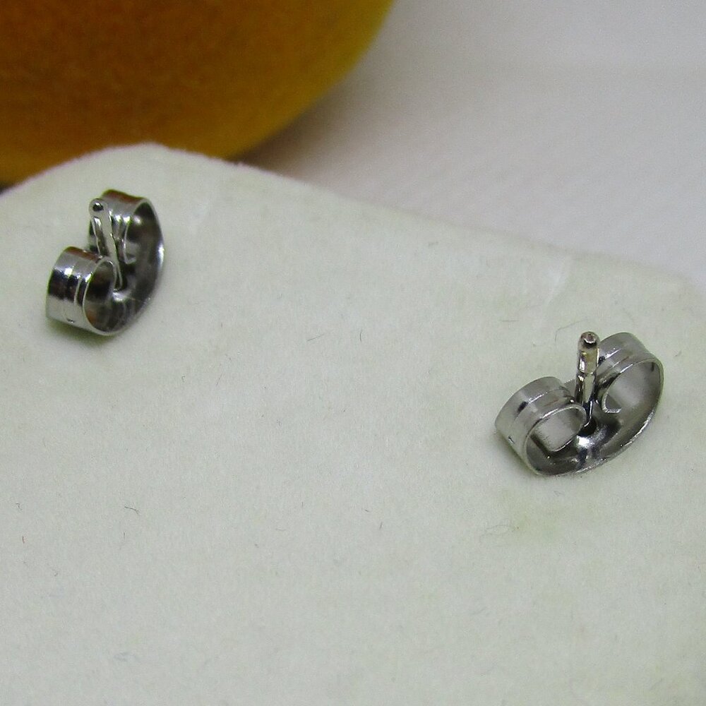 Heart Shaped Simulated Ruby Earrings - image 4